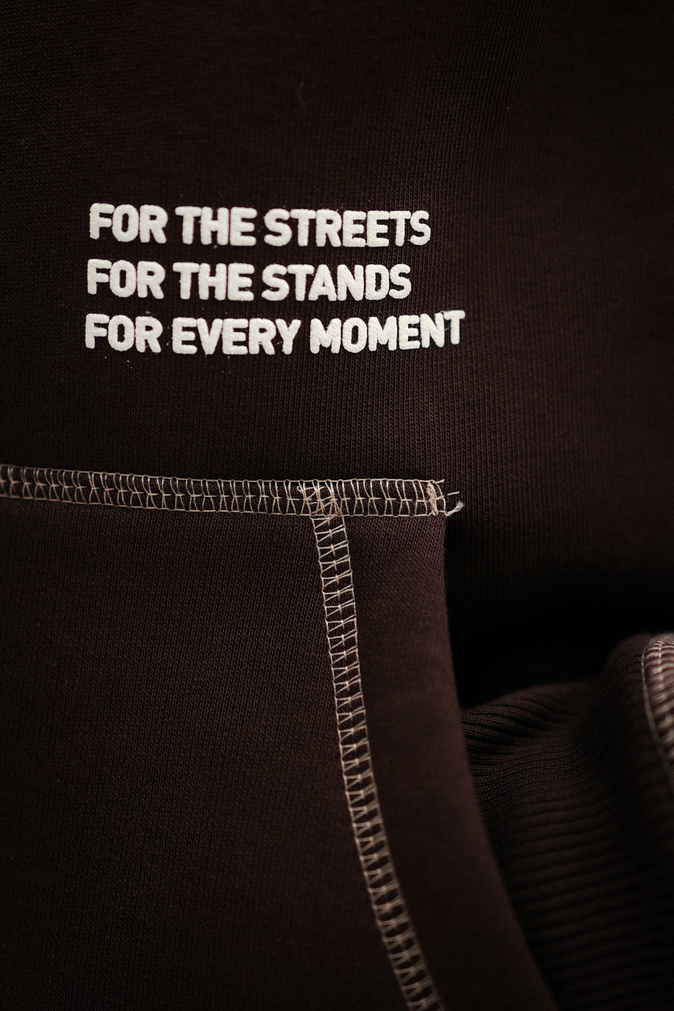 OVERSIZED HOODIE BRAUN