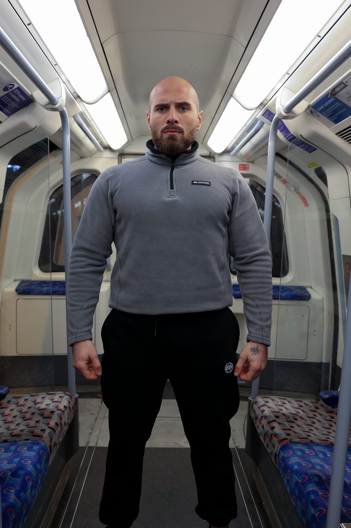 KEEP IT WARM HALFZIP GRAU