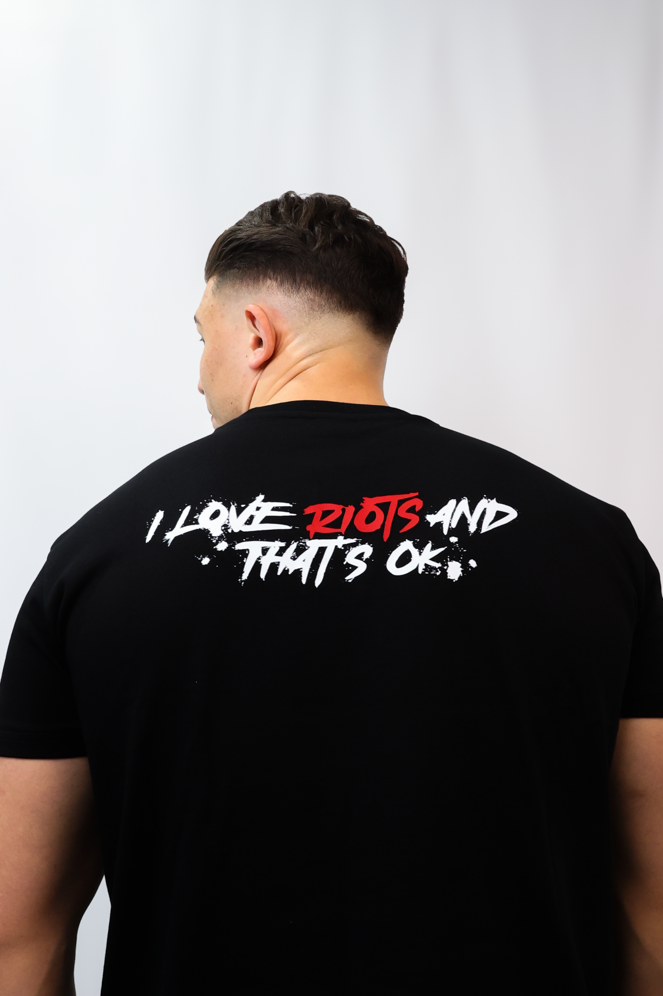 I LOVE RIOTS T-SHIRT SCHWARZ