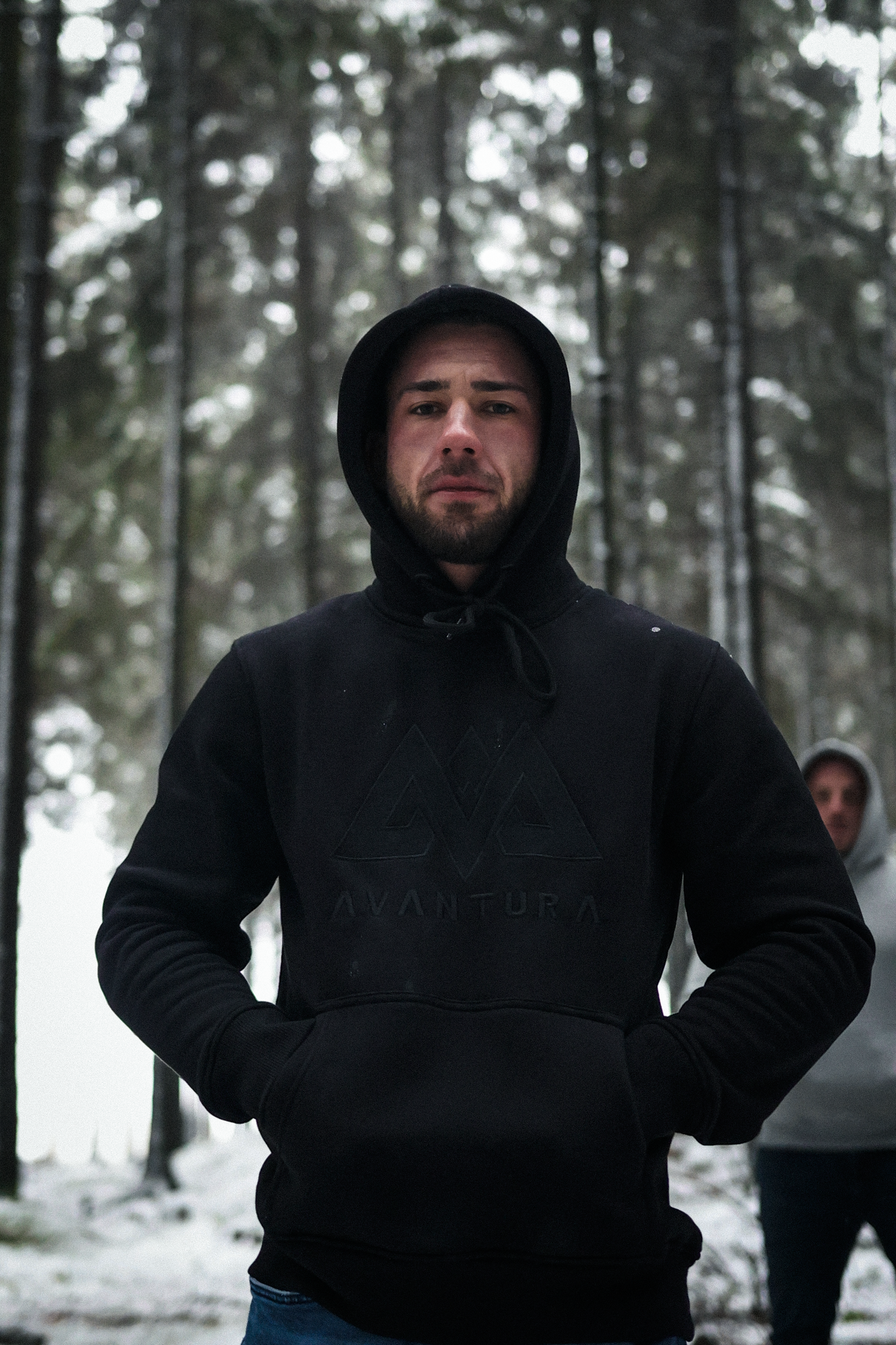 ALL BLACK RIOT HOODIE SCHWARZ