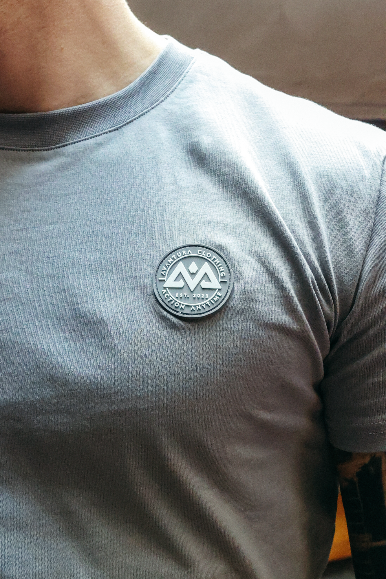 KEEP IT SIMPLE T-SHIRT GRAU