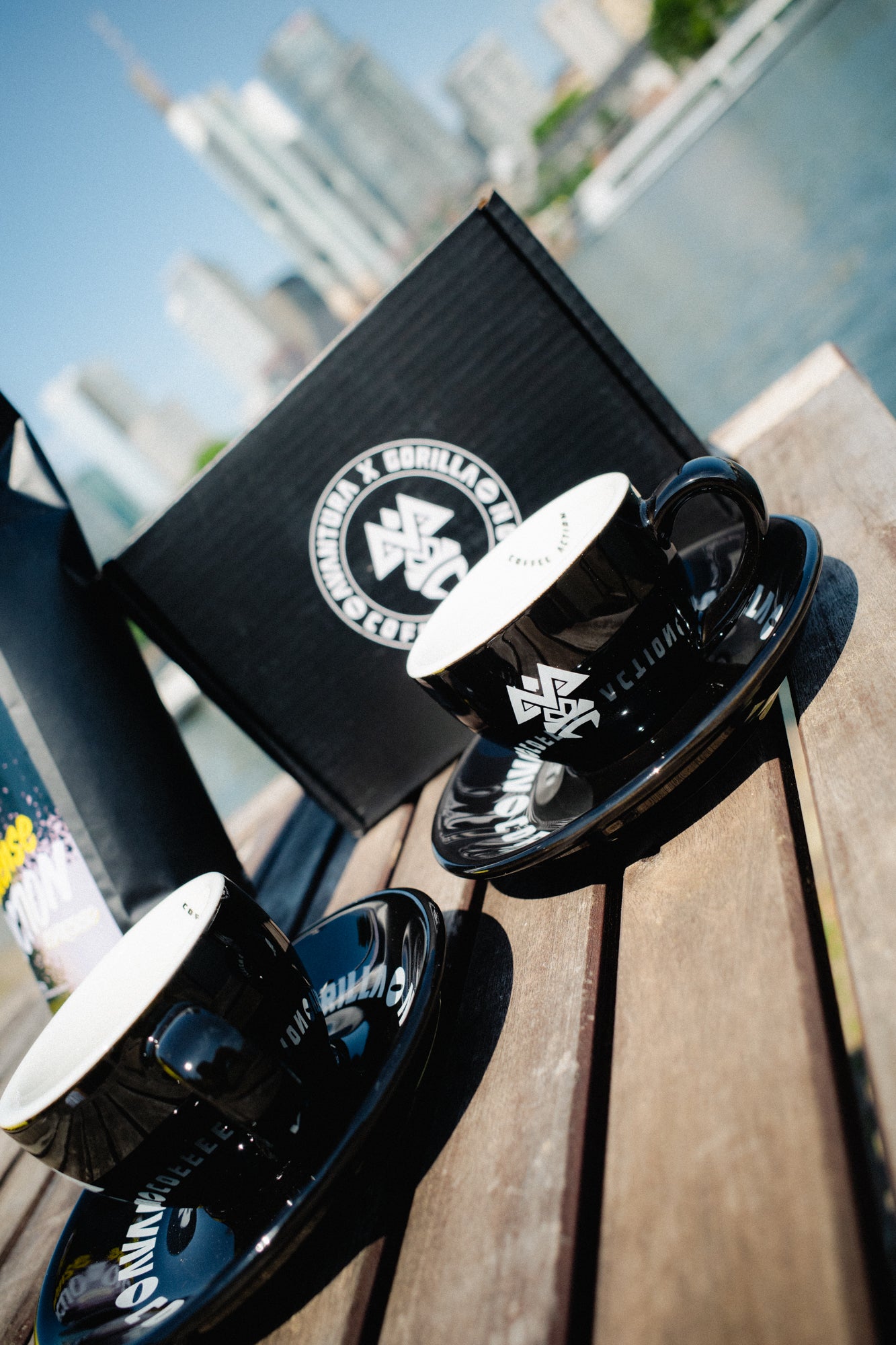 AVANTURA X GORILLA ESPRESSO TASSEN SET SCHWARZ