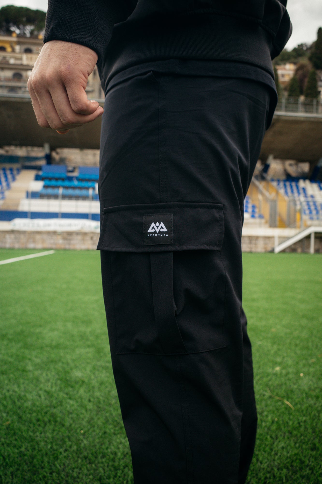 CARGO PANTS SCHWARZ