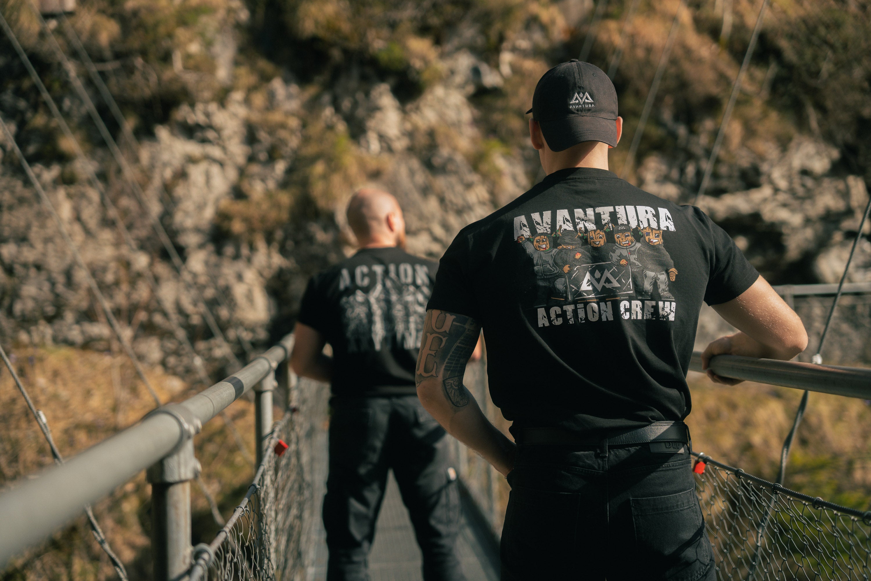 ACTION CREW T-SHIRT SCHWARZ