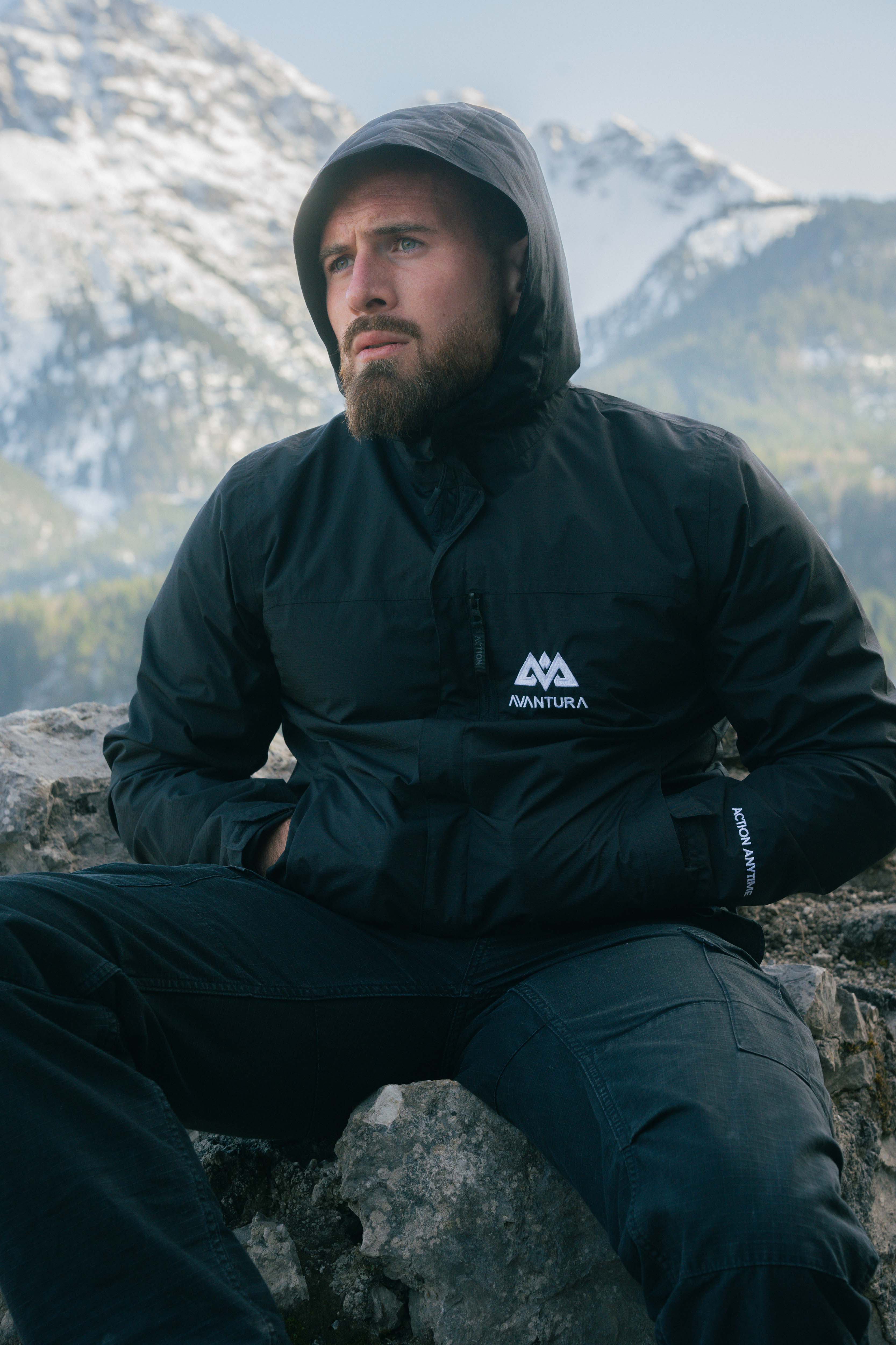 KEEP IT WARM FLEECE JACKET BLACK