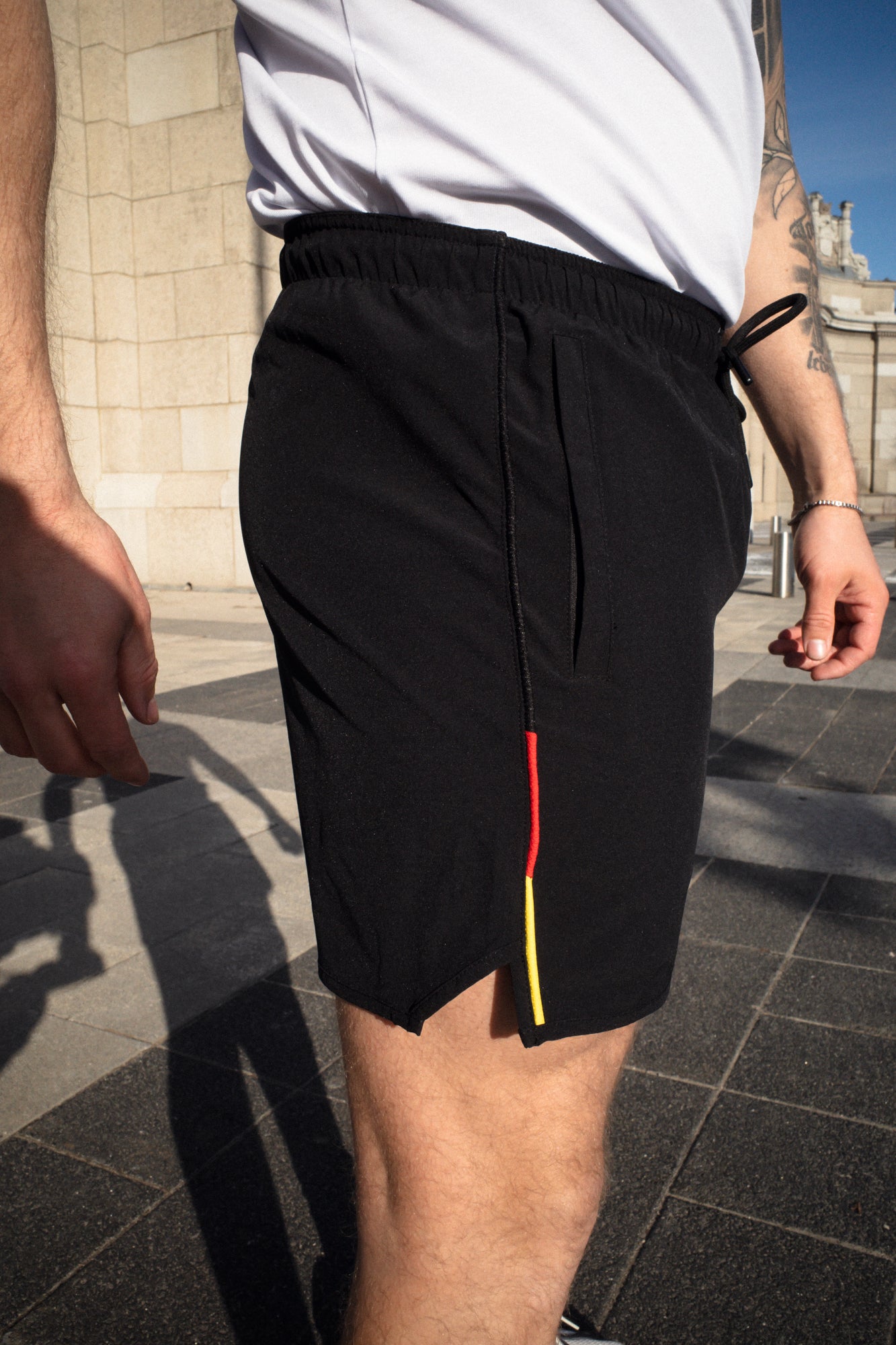 AVA LOGO DEUTSCHLAND SPORT SHORTS SCHWARZ