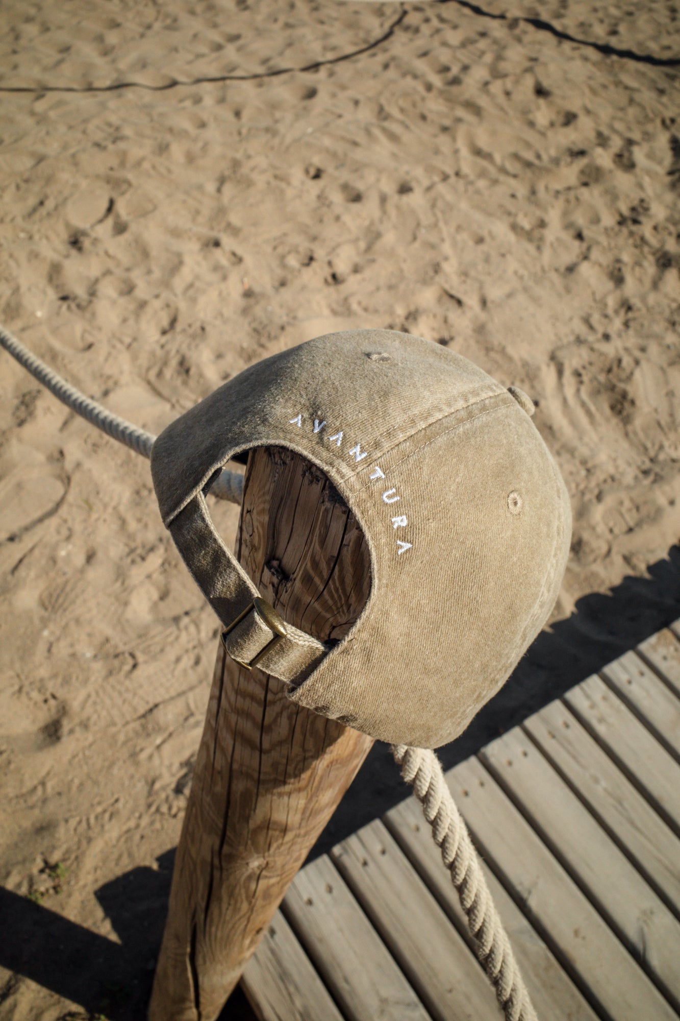 CAP AVA LOGO WASHED GRÜN