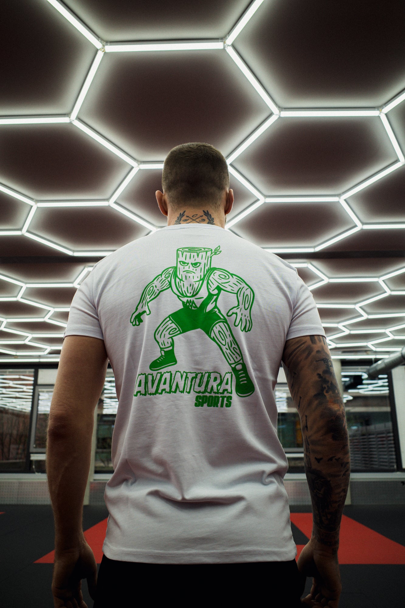 WRESTLING VIEH T-SHIRT WEISS