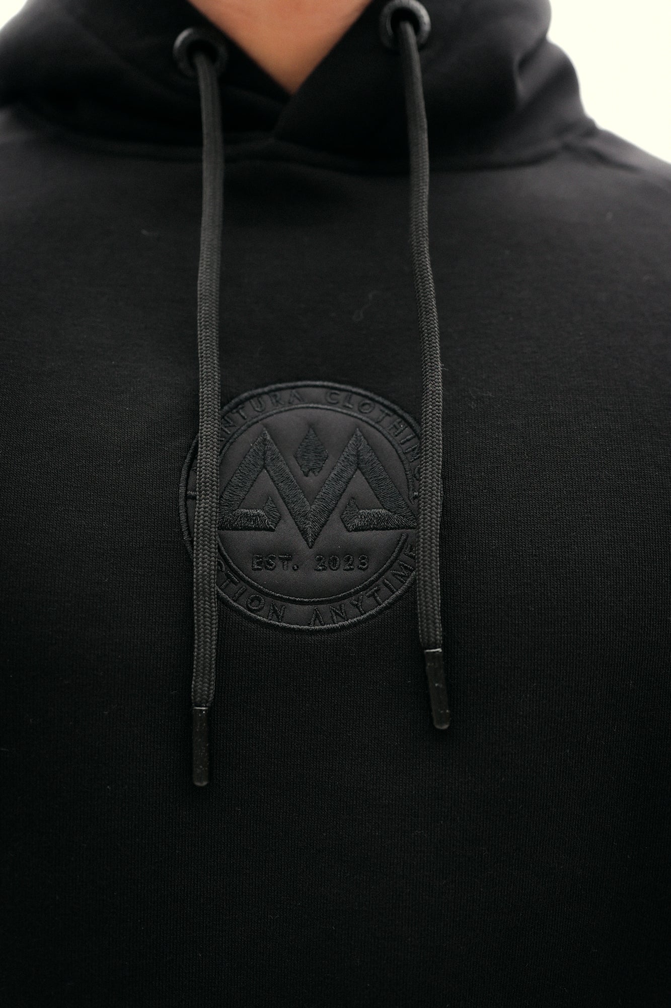 STRIPES HOODIE SCHWARZ