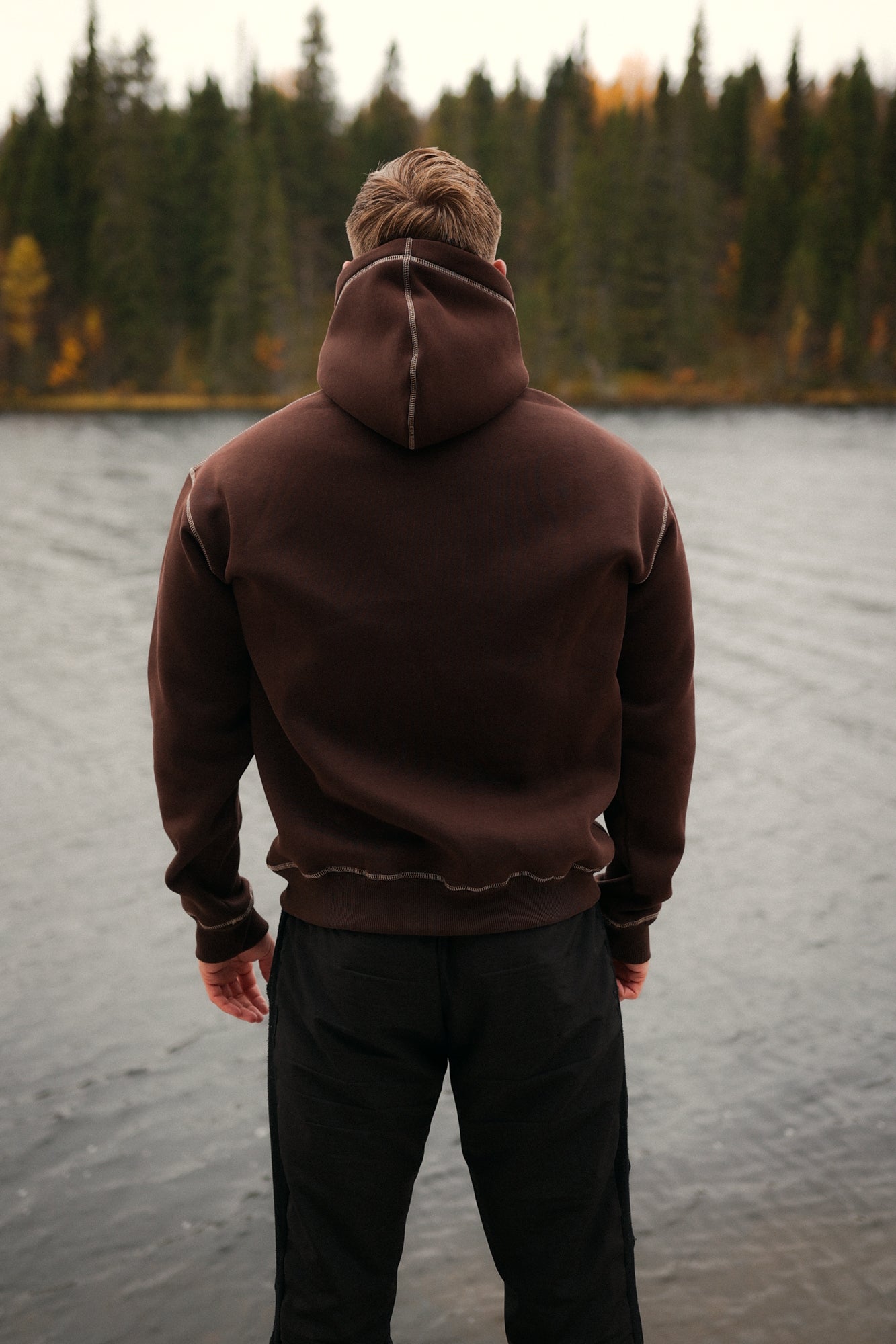 OVERSIZED HOODIE BRAUN