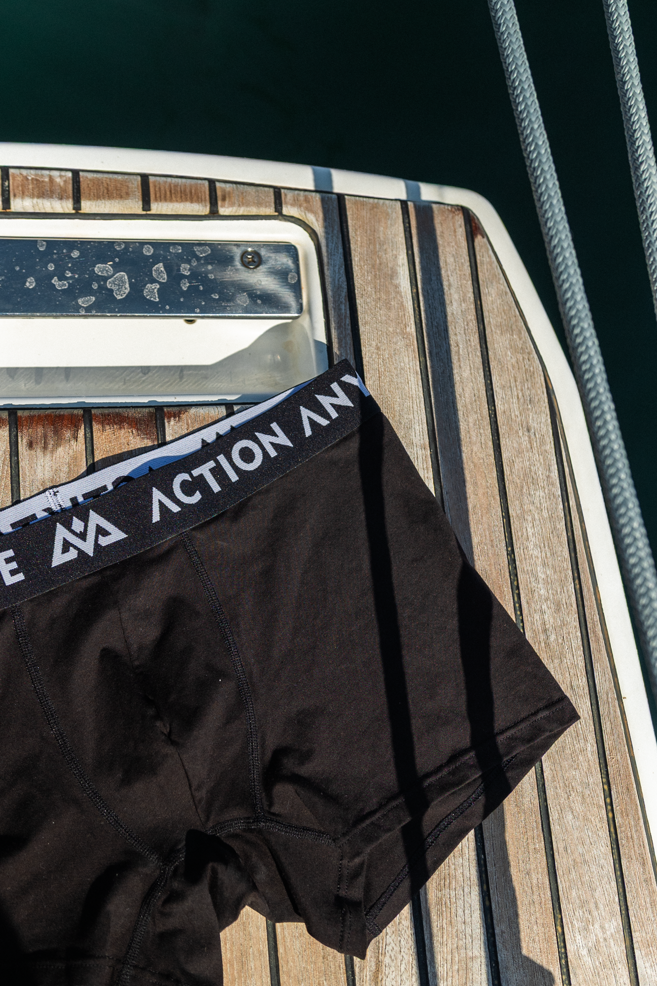 ACTION ANYTIME BOXERSHORTS SCHWARZ 3 PACK