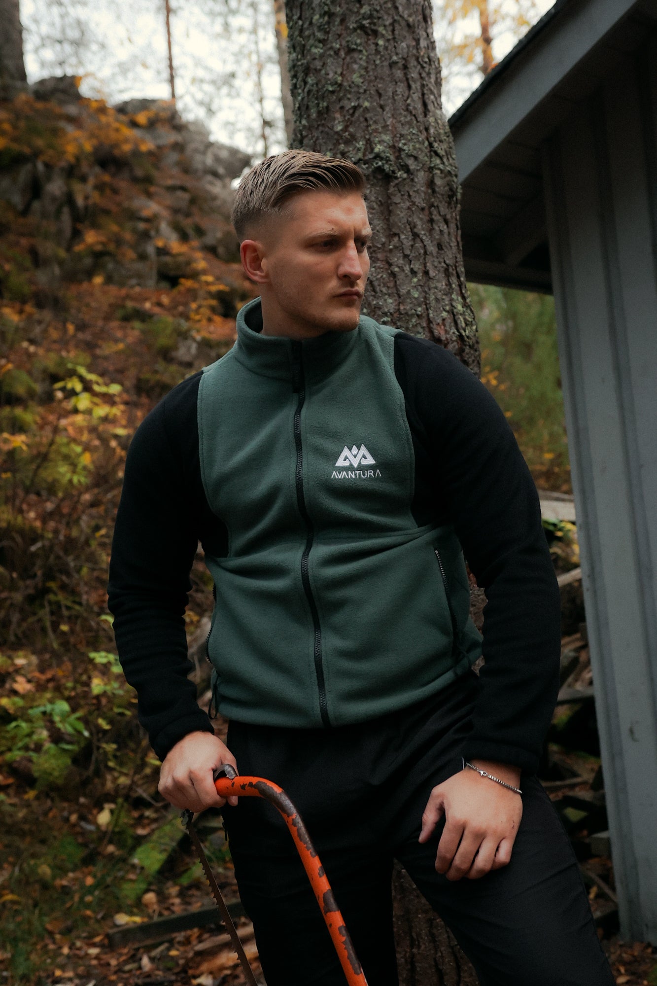 KEEP IT WARM FLEECEJACKE MINT/SCHWARZ