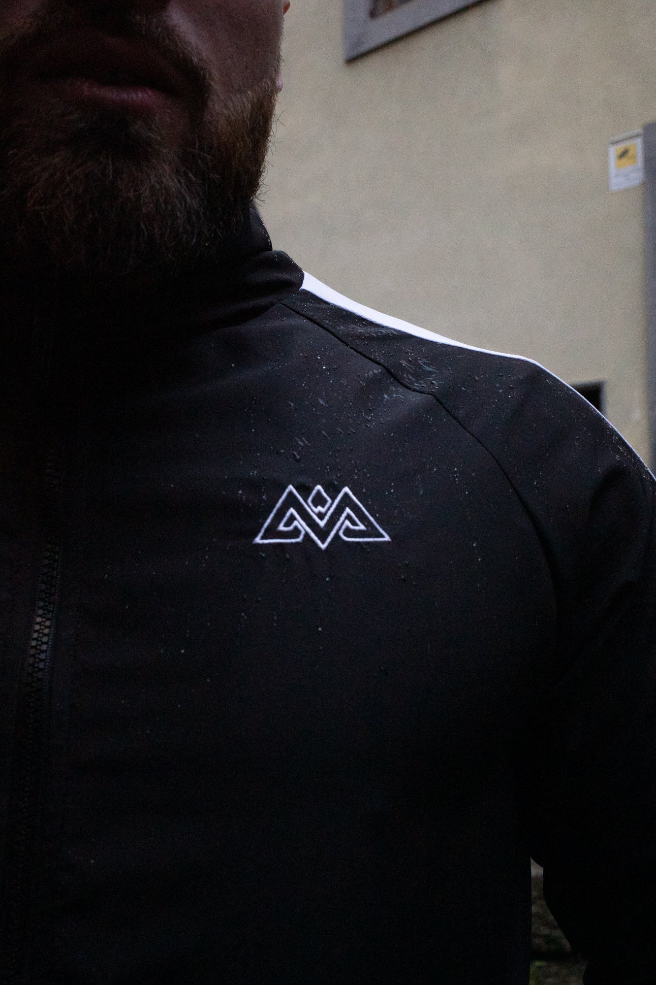 TRACKJACKET SCHWARZ/WEISS