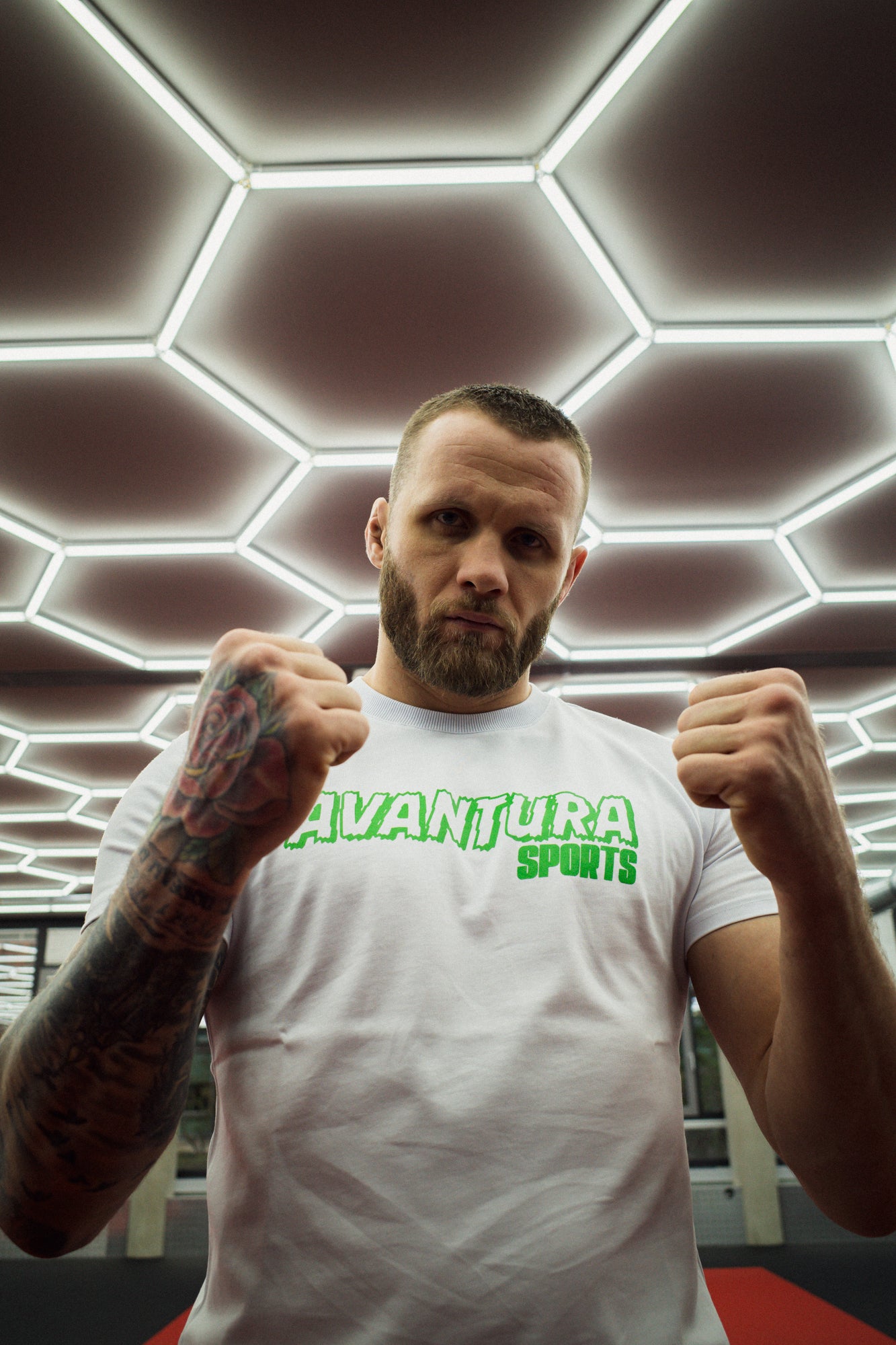 WRESTLING VIEH T-SHIRT WEISS