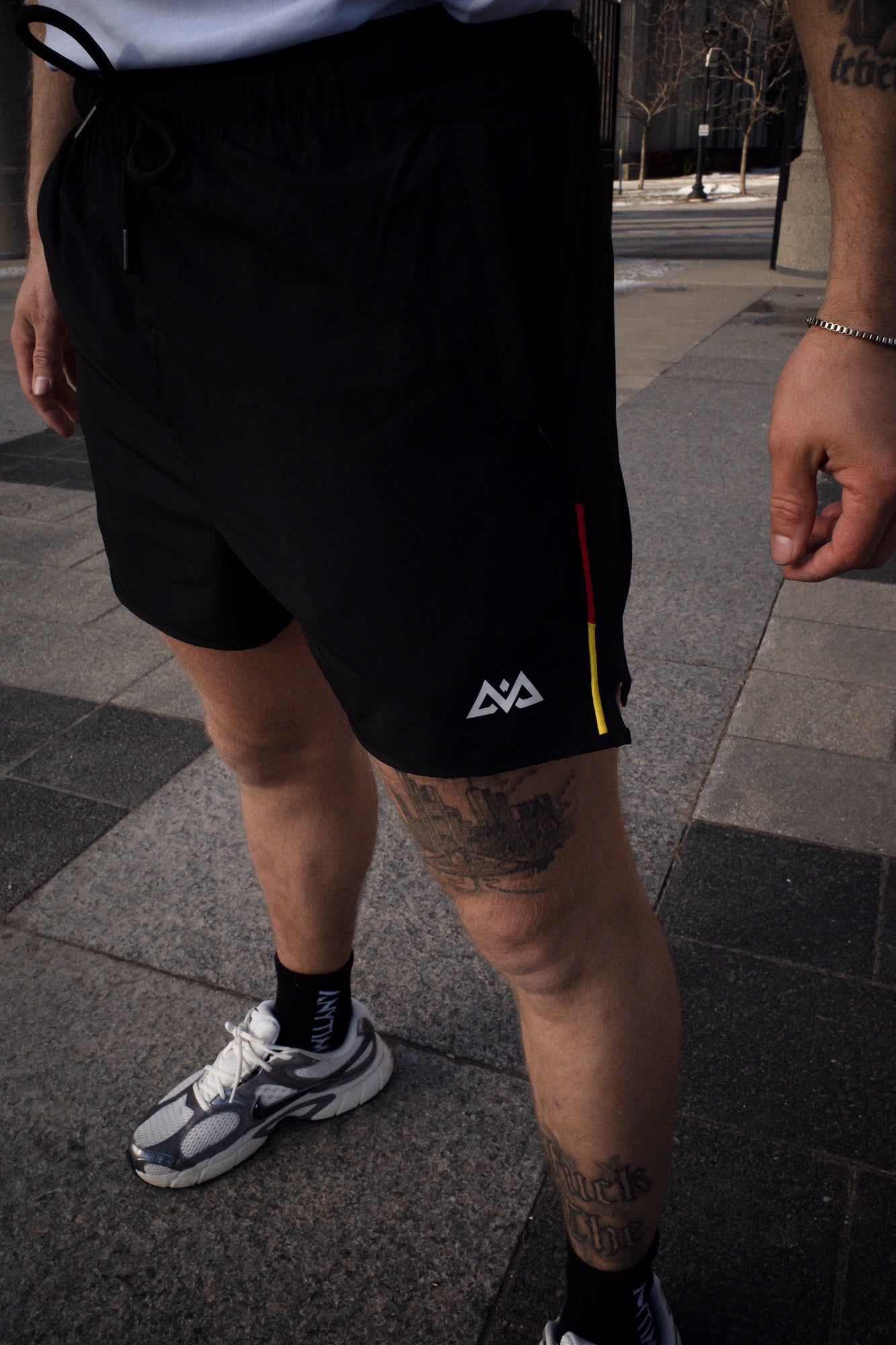 AVA LOGO DEUTSCHLAND SPORT SHORTS SCHWARZ
