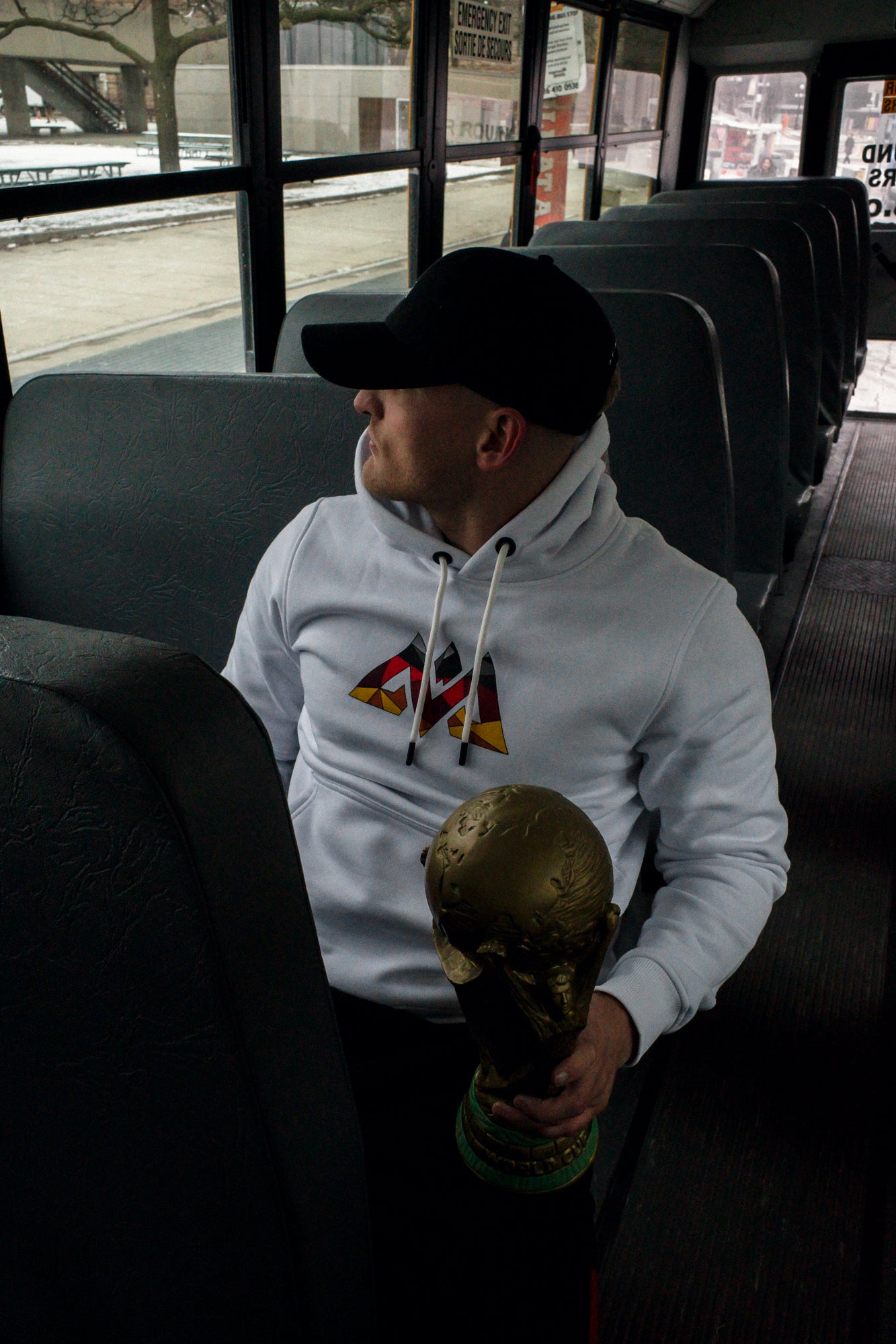 MOSAIK DEUTSCHLAND HOODIE WEISS
