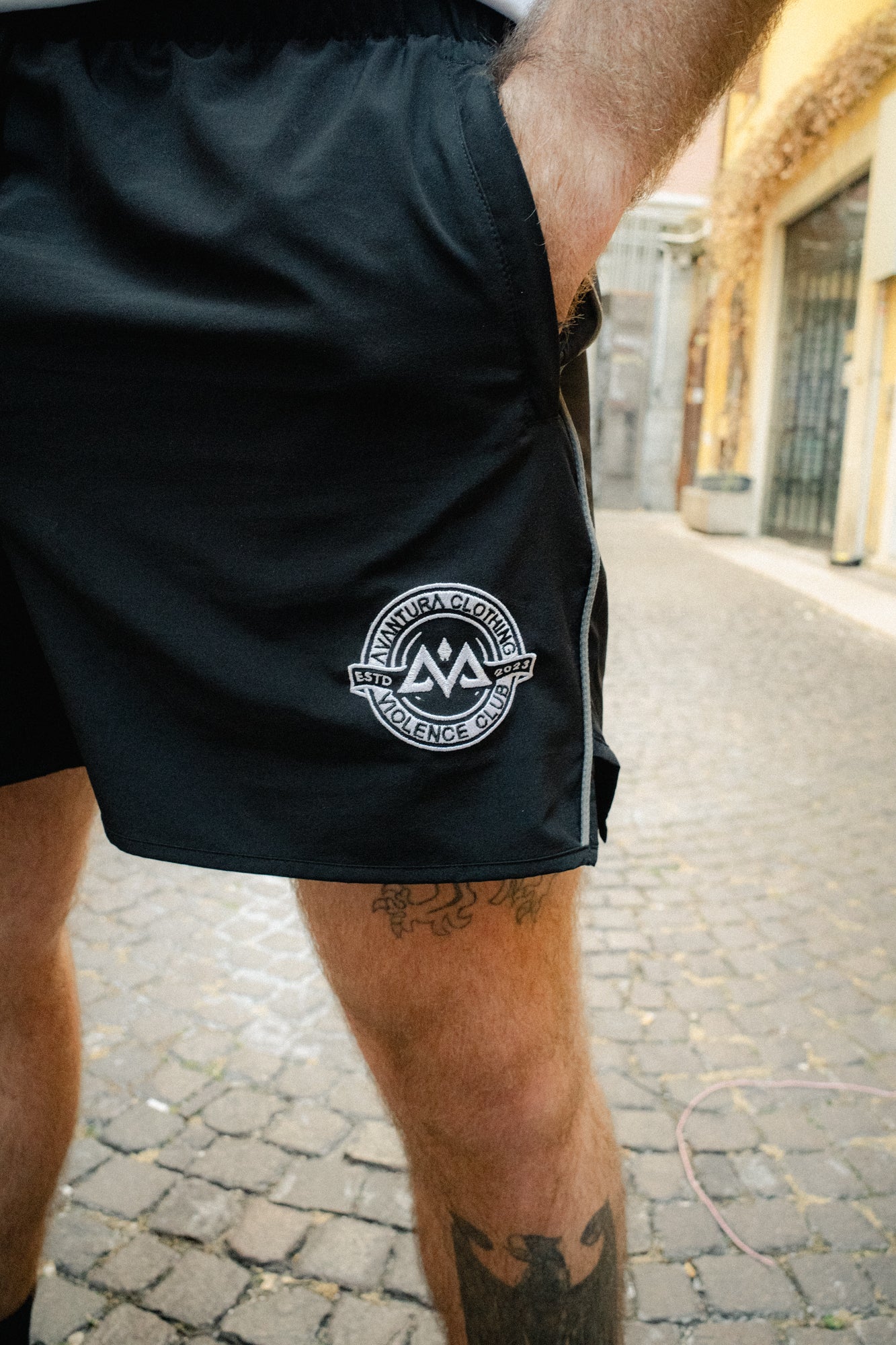 VIOLENCE CLUB SPORT SHORTS SCHWARZ