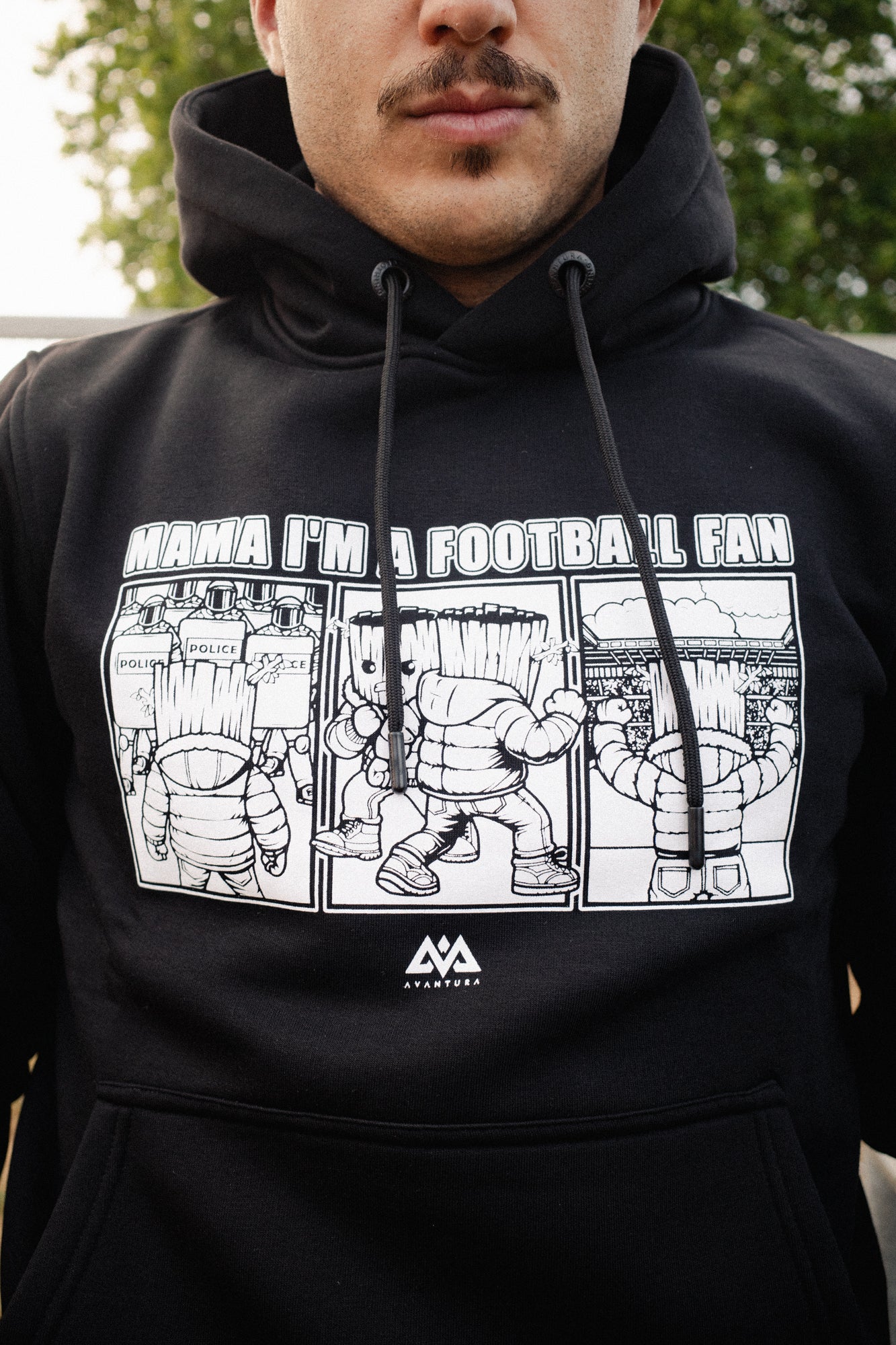 MAMA HOODIE SCHWARZ