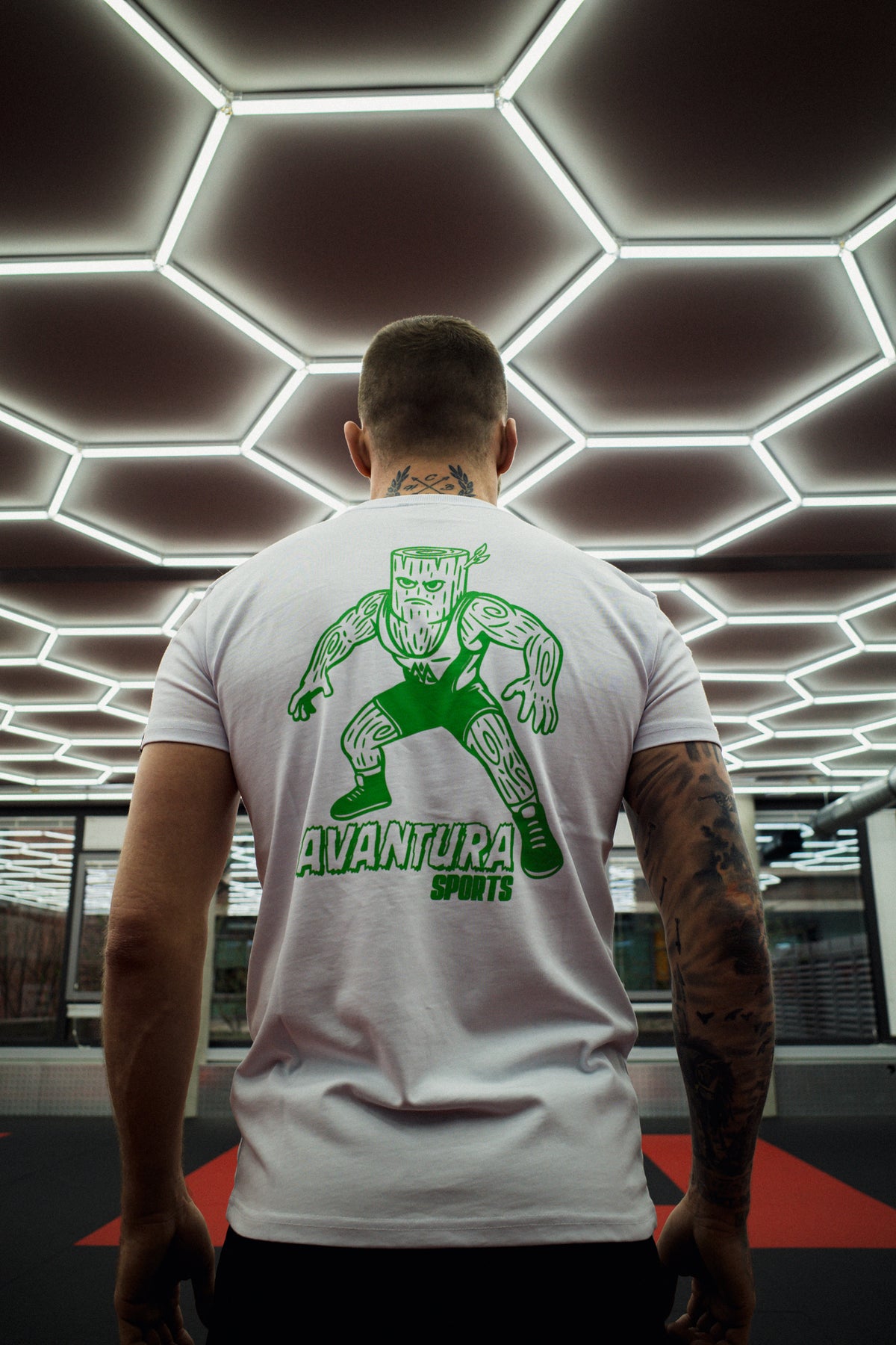 WRESTLING VIEH T-SHIRT WEISS
